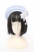 Amavel / Magical Cosmic Cosmetic ベレー帽  サックス O-25-07-10-011-CA-AC-IG-OS