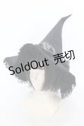 ALICE and the PIRATES / Sweet Rose 魔女ハット  クロ O-25-07-10-013-PA-AC-OW-ZT-K011