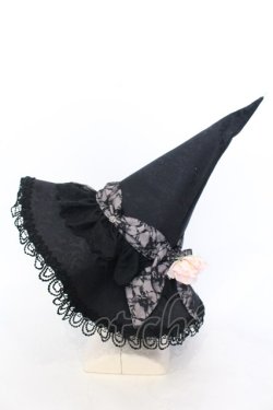 画像3: ALICE and the PIRATES / Sweet Rose 魔女ハット  クロ O-25-07-10-013-PA-AC-OW-OS