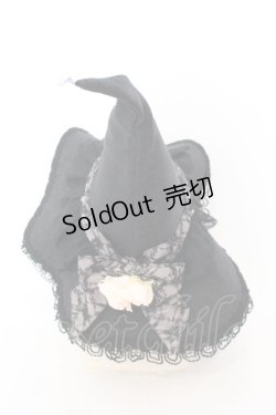 画像4: ALICE and the PIRATES / Sweet Rose 魔女ハット  クロ O-25-07-10-013-PA-AC-OW-ZT-K011