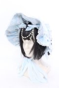 Angelic Pretty / Celestialボンネット  サックス O-25-07-10-002-AP-AC-IG-OS