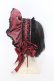 画像3: ALICE and the PIRATES / Vampire Lament 薔薇roseボンネット  ワイン O-25-07-10-015-PA-AC-IG-OS (3)