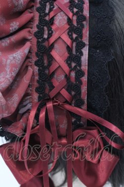 画像4: ALICE and the PIRATES / Vampire Lament 薔薇roseボンネット  ワイン O-25-07-10-015-PA-AC-IG-OS