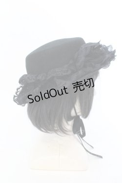 画像3: MARBLE / ティアードフリルフェルトハット  ブラック O-25-07-10-016-GO-AC-IG-OS