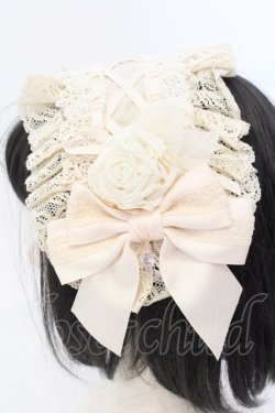 画像3: Hoshibako Works / ローズ・レディヘッドドレス  アイボリー O-25-07-10-021-LO-AC-IG-OS