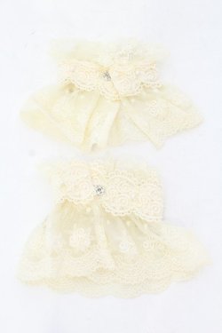 画像3: Angelic Pretty / ヴィクトリアプリンセスカフス  アイボリー O-25-07-10-025-AP-ZA-IG-OS
