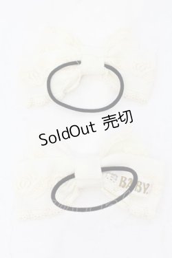 画像3: BABY,THE STARS SHINE BRIGHT / バラレースのリボンゴム  オフシロ O-25-07-10-027-BA-AC-IG-OS