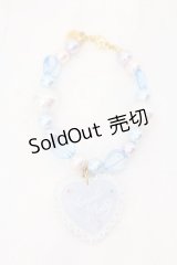 Angelic Pretty / Sprinkle Heartブレスレット  サックス O-25-07-10-029-AP-AC-OW-OS