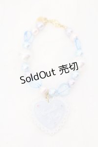 Angelic Pretty / Sprinkle Heartブレスレット  サックス O-25-07-10-029-AP-AC-OW-OS
