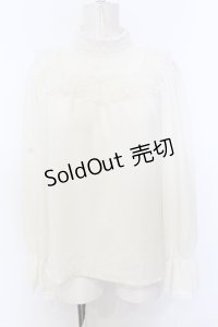 Moi-meme-Moitie / フラワーレースカットソー 2 オフホワイト O-25-07-11-024-MO-TO-IG-OS