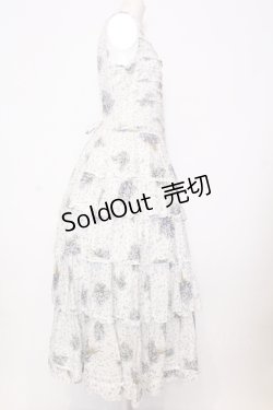 画像3: PINK HOUSE / ブルーフラワリーノースリーブワンピース  シロ O-25-07-11-027-LO-OP-IG-OS