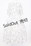 m petit by misako / トワルドジュイワンピース L ブルー O-25-07-11-031-LO-OP-OW-OS