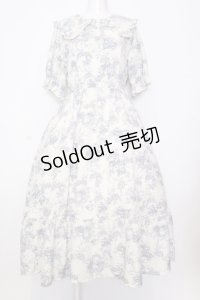 m petit by misako / トワルドジュイワンピース L ブルー O-25-07-11-031-LO-OP-OW-OS