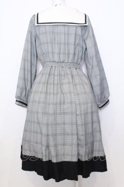 画像4: axes femme / ブローチ付セーラーワンピース F グレー O-25-07-11-036-AX-OP-OW-OS