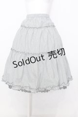 m petit by misako / NINA'Sギャザースカート L クロ O-25-07-11-039-LO-SK-OW-OS