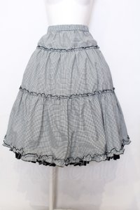 m petit by misako / NINA'Sギャザースカート L クロ O-25-07-11-039-LO-SK-OW-OS