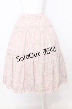 画像2: m petit by misako / NINA'S RVパニエスカート L ピンク O-25-09-03-1014-LO-SK-OW-ZT007