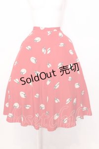 PINK HOUSE / 帽子柄スカート  アカ O-25-07-11-043-LO-SK-OW-OS