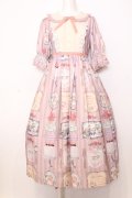 axes femme kawaii / ティティ×ベアファミリーワンピース  ピンク O-25-07-11-044-AX-OP-IG-OS