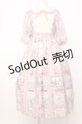 axes femme kawaii / ティティ×ベアファミリーワンピース  ピンク O-25-07-11-044-AX-OP-IG-OS