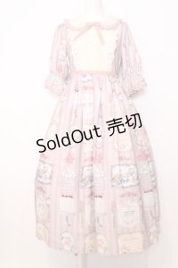 axes femme kawaii / ティティ×ベアファミリーワンピース  ピンク O-25-07-11-044-AX-OP-IG-OS