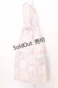 画像3: axes femme kawaii / ティティ×ベアファミリーワンピース  ピンク O-25-07-11-044-AX-OP-IG-OS