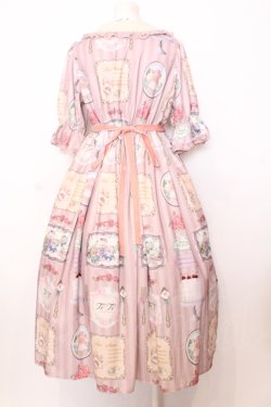 画像4: axes femme kawaii / ティティ×ベアファミリーワンピース  ピンク O-25-07-11-044-AX-OP-IG-OS