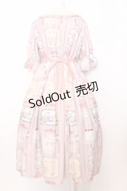 画像4: axes femme kawaii / ティティ×ベアファミリーワンピース  ピンク O-25-07-11-044-AX-OP-IG-OS