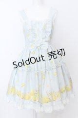 metamorphose / Dreaming heart　Lemon 前あきジャンパースカート（2016）  サックス O-25-07-11-045-ME-OP-IG-OS