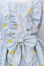 画像2: metamorphose / Dreaming heart　Lemon 前あきジャンパースカート（2016）  サックス O-25-07-11-045-ME-OP-IG-OS (2)