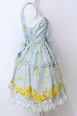 画像3: metamorphose / Dreaming heart　Lemon 前あきジャンパースカート（2016）  サックス O-25-07-11-045-ME-OP-IG-OS (3)