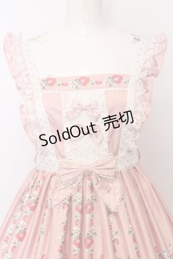 画像2: walnut deer 胡桃鹿（海外ロリィタ） / ストロベリードットジャンパースカート  ピンク O-25-07-11-046-LO-OP-IG-OS
