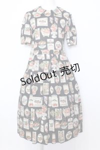 Jane Marple / Cherry labels Colette dress ドレス M クロ O-25-07-11-047-JM-OP-IG-OS
