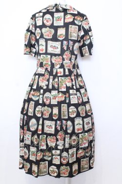 画像3: Jane Marple / Cherry labels Colette dress ドレス M クロ O-25-07-11-047-JM-OP-IG-OS