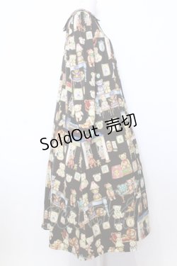 画像3: yukiemon / 子供部屋柄ワンピース M ブラウン O-25-07-11-048-LO-OP-IG-OS