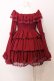 画像3: Vallee lys / Coquelicot dress ショート丈  ワイン O-25-07-11-049-GO-OP-IG-OS (3)