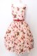 画像1: Emily Temple cute / Mellow Strawberryノースリーブワンピース M ピンク×アカ O-25-07-11-051-ET-OP-OW-OS (1)