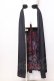 画像1: NieR Clothing / 内側和柄ユニセックスシアーロングスカート【CROW】REDver.  ブラック×レッド O-25-07-11-055-PU-SK-OW-OS (1)