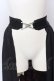 画像2: NieR Clothing / 内側和柄ユニセックスシアーロングスカート【CROW】REDver.  ブラック×レッド O-25-07-11-055-PU-SK-OW-OS (2)
