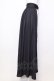 画像3: NieR Clothing / 内側和柄ユニセックスシアーロングスカート【CROW】REDver.  ブラック×レッド O-25-07-11-055-PU-SK-OW-OS (3)