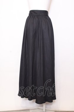 画像4: NieR Clothing / 内側和柄ユニセックスシアーロングスカート【CROW】REDver.  ブラック×レッド O-25-07-11-055-PU-SK-OW-OS