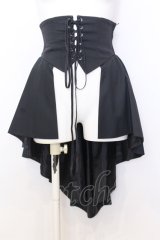 ATELIER BOZ / ヘクトルミニオーバースカート  ブラック O-25-07-11-058-EL-SK-OW-OS