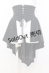 ATELIER BOZ / ヘクトルミニオーバースカート  ブラック O-25-07-11-058-EL-SK-OW-OS