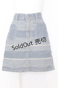HYSTERIC GLAMOUR / ウミヘビデニムスカート S インディゴ O-25-07-11-060-PU-SK-YM-OS
