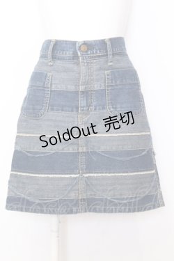 画像1: HYSTERIC GLAMOUR / ウミヘビデニムスカート S インディゴ O-25-07-11-060-PU-SK-YM-OS