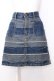 画像1: HYSTERIC GLAMOUR / ウミヘビデニムスカート S インディゴ O-25-07-11-060-PU-SK-YM-OS (1)