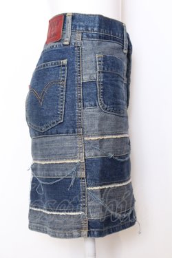 画像2: HYSTERIC GLAMOUR / ウミヘビデニムスカート S インディゴ O-25-07-11-060-PU-SK-YM-OS