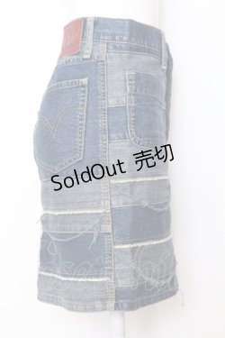 画像2: HYSTERIC GLAMOUR / ウミヘビデニムスカート S インディゴ O-25-07-11-060-PU-SK-YM-OS