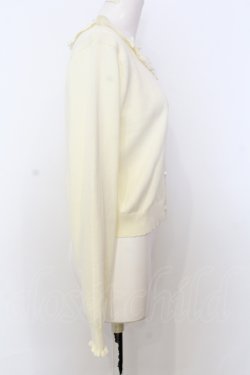 画像3: m petit by misako / AOKフリルニットカーディガン L キナリ O-25-07-11-016-LO-TO-OW-OS