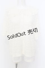 m petit by misako / AOKレースブラウス L キナリ O-25-07-11-018-LO-BL-OW-OS
